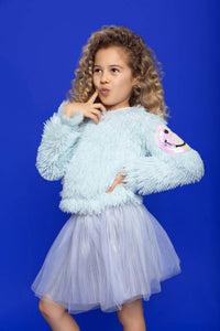 MIA Girl's Fairytale Skirt in silver - kids' skirt - alternate view