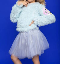 MIA Girl's Fairytale Skirt in silver - kids' skirt - detail view
