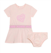 Michael Kors - Girls Logo Print Cotton Dress