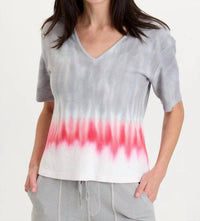 Xcvi - Lorn Crepe Knit V-neck Tee