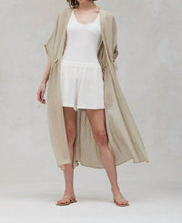 Grade & Gather - Breezy Striped Cover-up