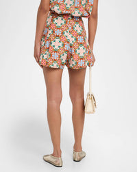 Marie Oliver Miles Viscose Short in mosaic - women's shorts - detail view