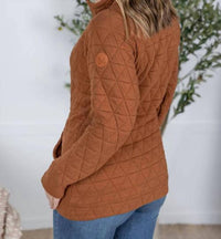 Michelle Mae - Geometric Button Snap Pullover Jacket