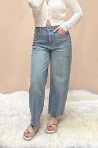Oliver Logan - Harlow High Rise Barrel Jean