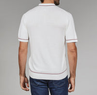 7Diamonds - Enzo Striped Sweater Polo