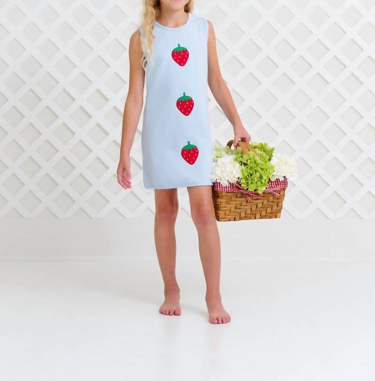 The Beaufort Bonnet Company - Strawberry Annie Apron Dress