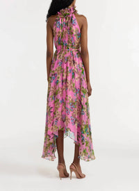 Saloni - Iris Ruffle Maxi Dress