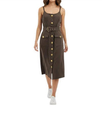 L'Agence - Ida Button Front Tank Dress