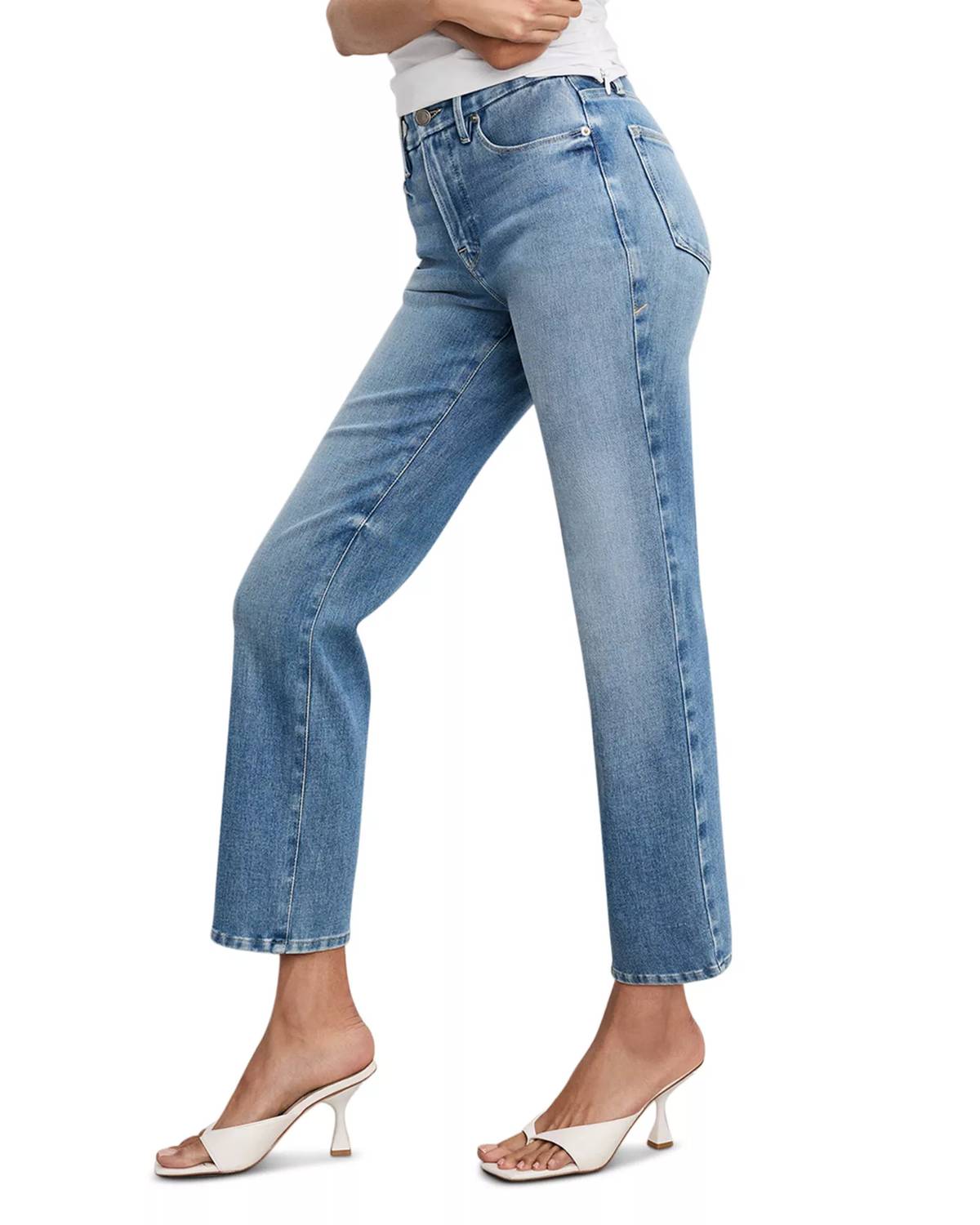 Good American - Good Legs Straight Jeans