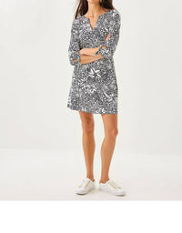 Lilly Pulitzer Cath Mini Dress in onyx lots to spot - women's dress - view 5