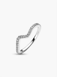 Pandora - Women's Sparkling Wave Ring