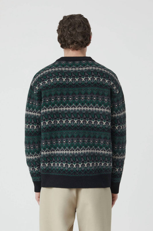 Closed - Men's Fair-isle Jumper Sweater