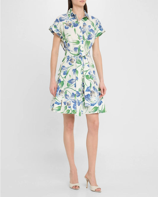 Finley - Chantal Floral-print Cotton Shirt Dress