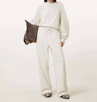 AllSaints Vin Haven Joggers in tofu white - women's pants - detail view