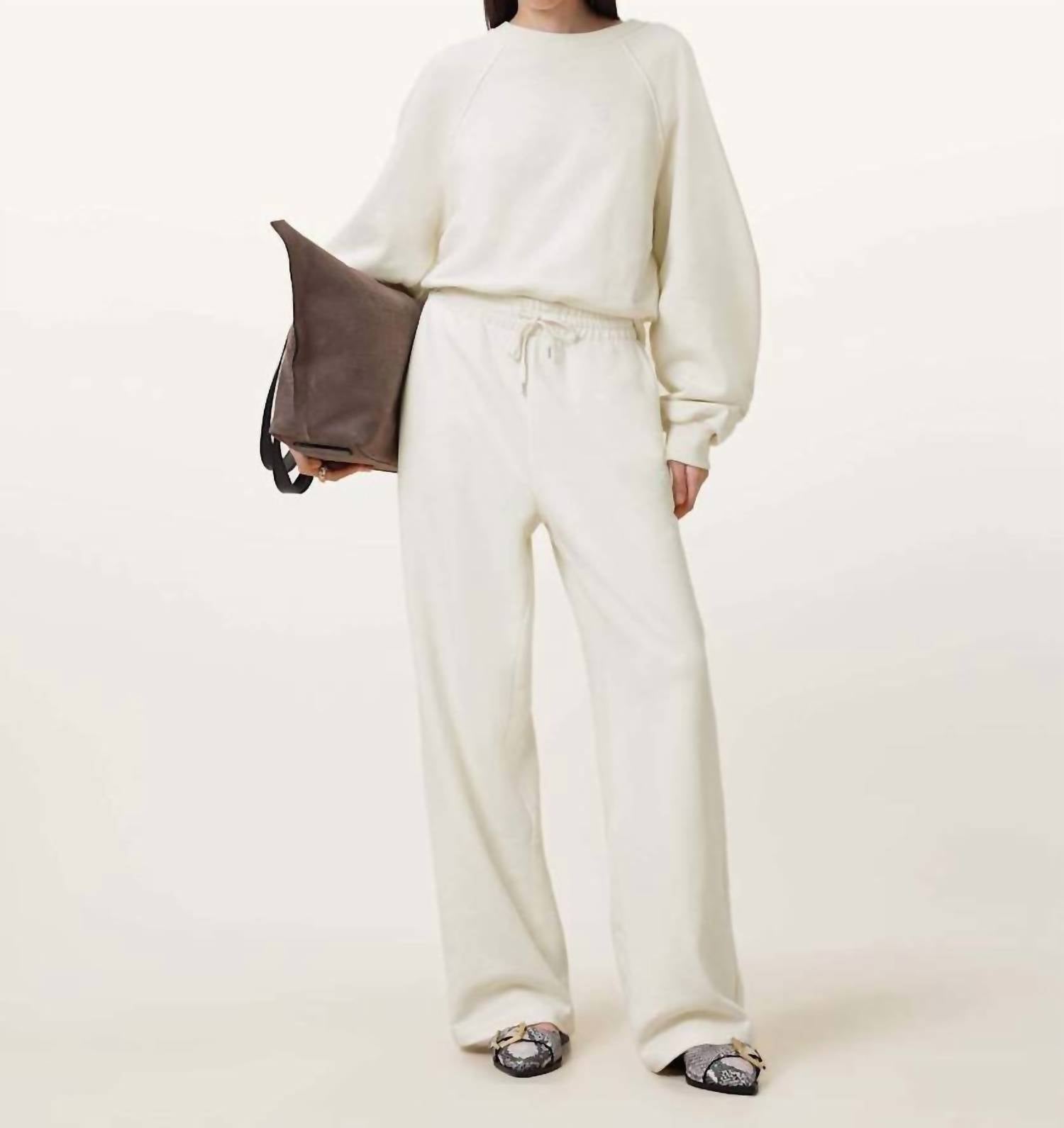 AllSaints Vin Haven Joggers in tofu white - women's pants - detail view