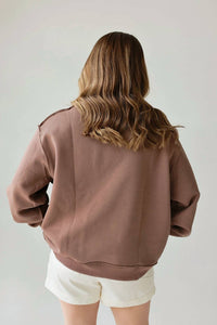 Bucketlist - Reversible Oversized Mockneck Sweater