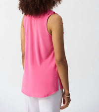 Joseph Ribkoff - Silky Knit Sleeveless Tunic With Ruffles
