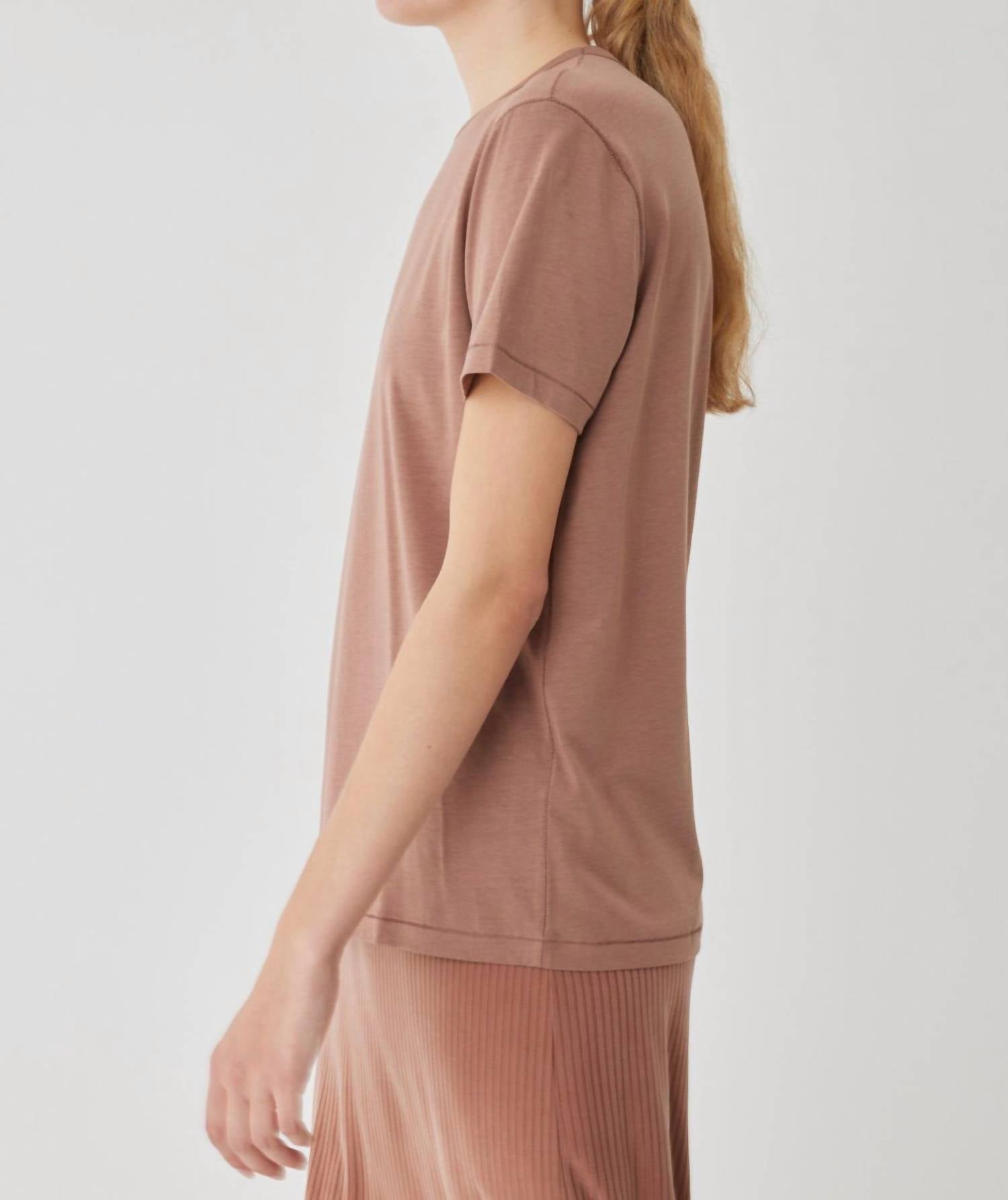 Majestic Filatures - Semi Relaxed Short Sleeve Crewneck Top