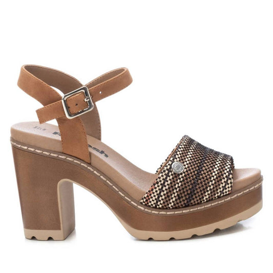 Xti - WOMEN'S HEELED PLATFORM SANDALS