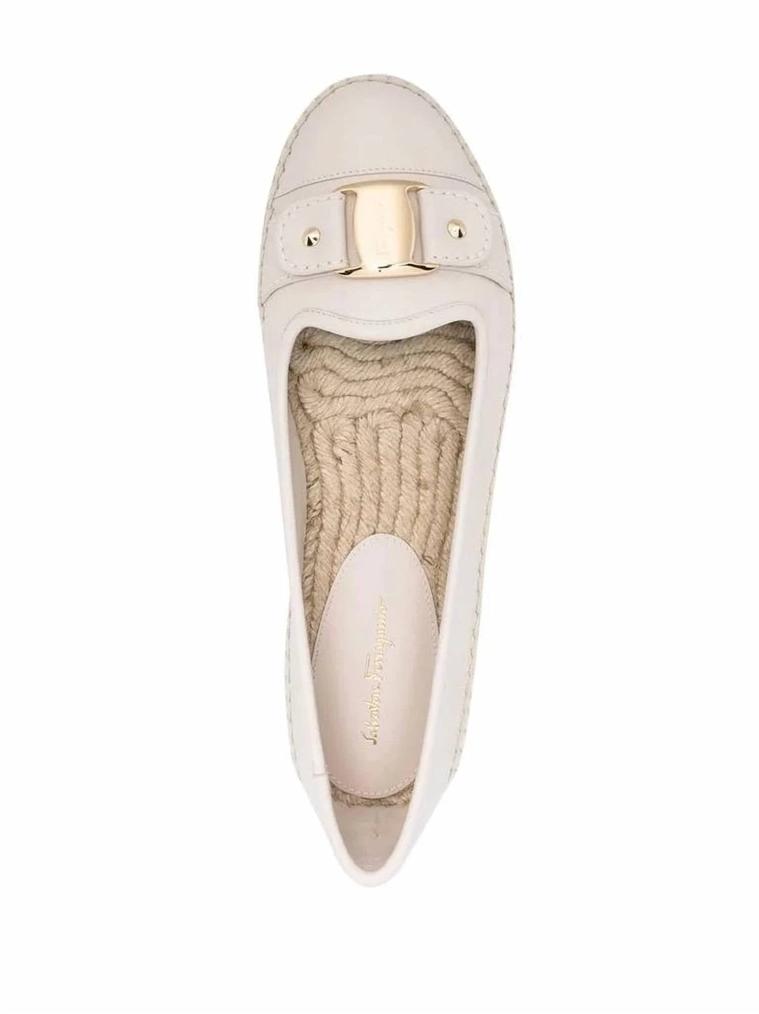 Salvatore Ferragamo - Women's Vara Buckle Detail Espadrilles