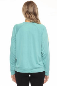 Pj Salvage - Gradient Vibes Long Sleeve Lounge Top