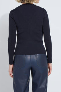 Lysse - Adette V-neck Ribbed Long Sleeve Top