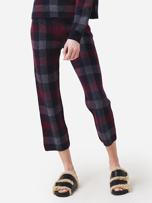 Naadam - Cashmere Checkered Jacquard Pant