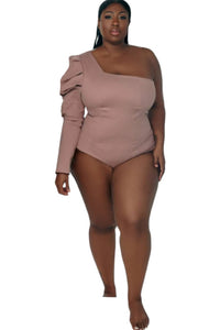 Adriana Contreras - One Shoulder Bodysuit - Plus