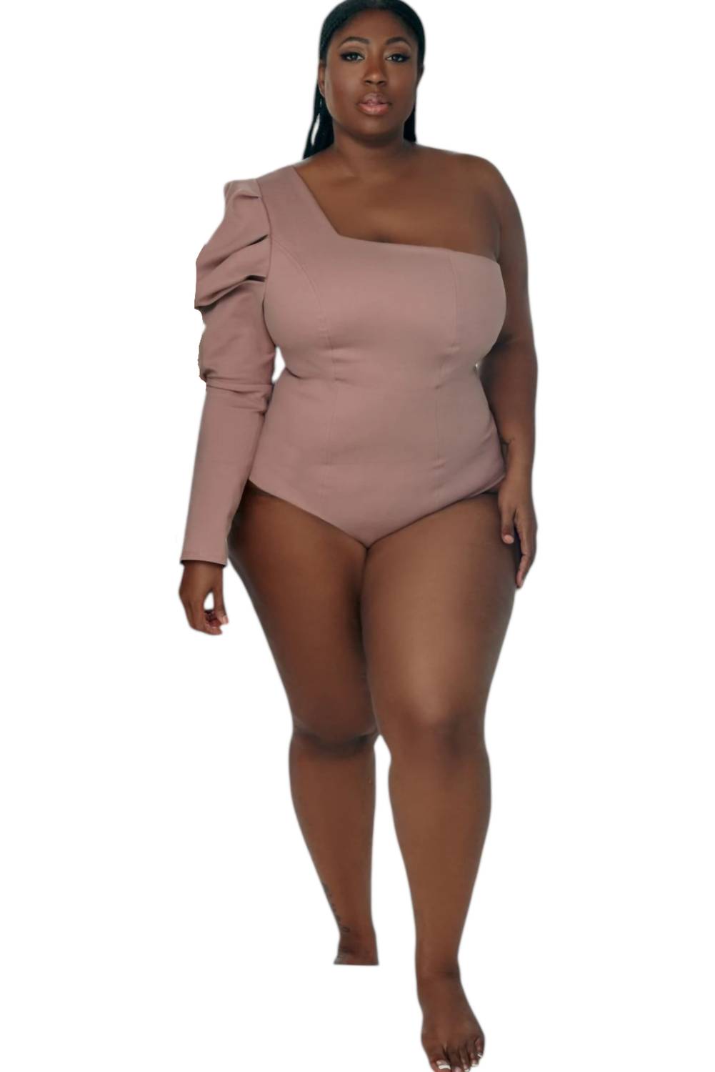 Adriana Contreras - One Shoulder Bodysuit - Plus