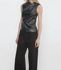Enza Costa - Leather Twist Top