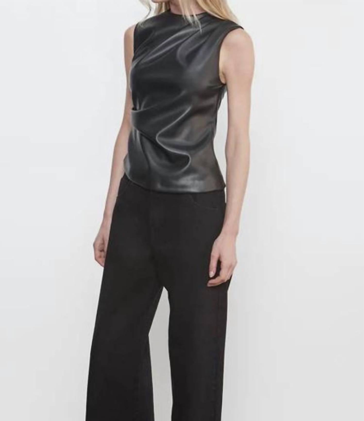 Enza Costa - Leather Twist Top