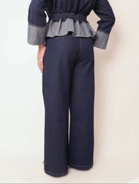 Gracia - Wide Leg Cotton Pant