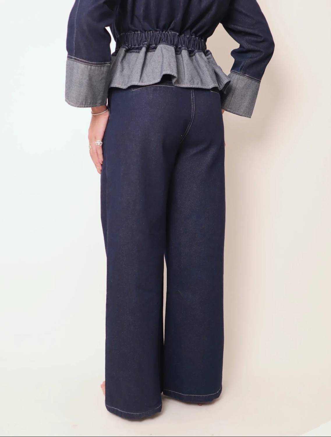 Gracia - Wide Leg Cotton Pant