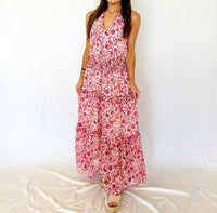 Joy Joy - Kira Floral Print Maxi Dress