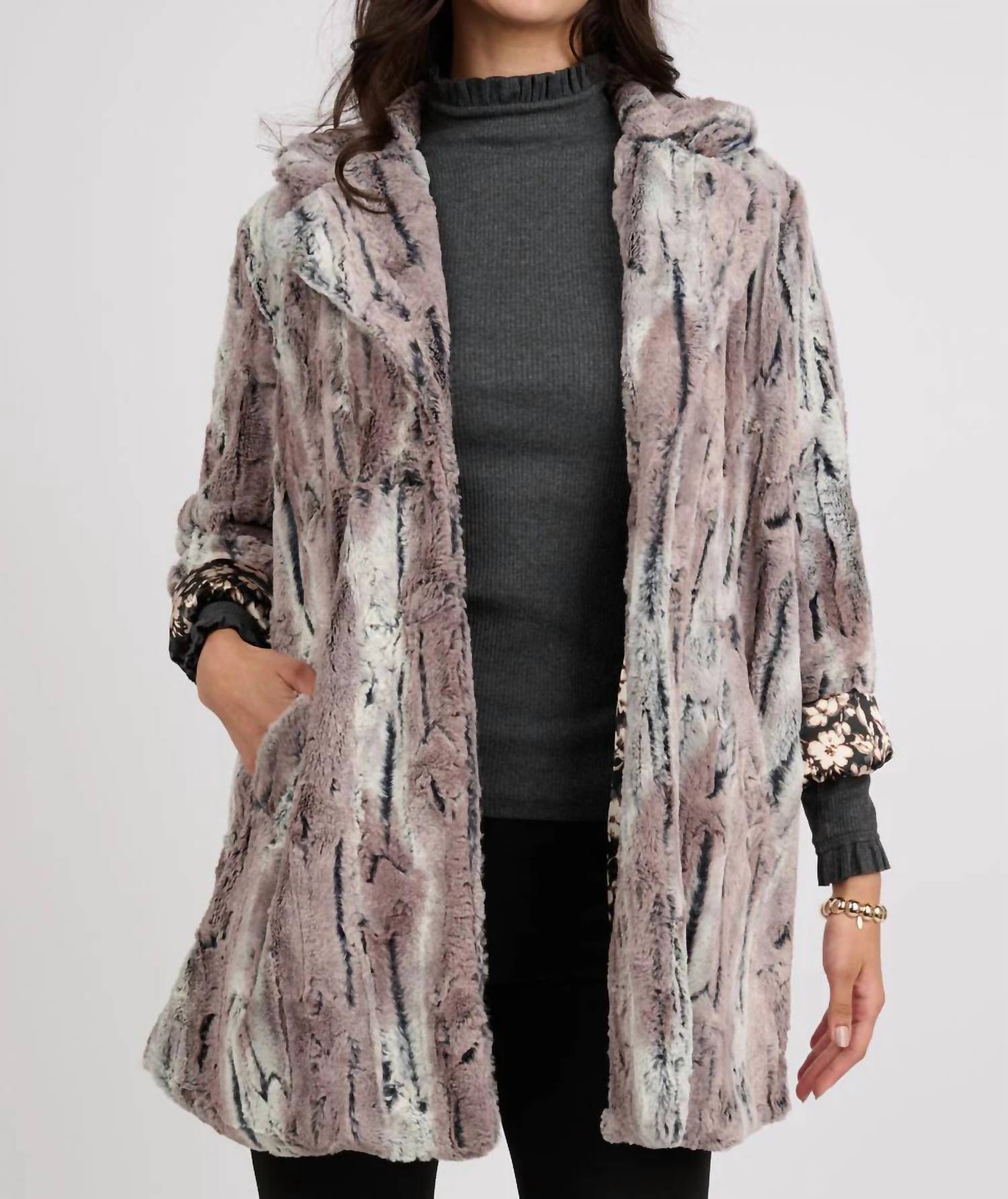 Uncle Frank - Faux Mountain Fox Coat