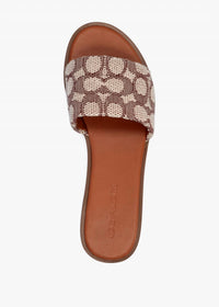 Coach - Women's Holly Signature Textile Jacquard Sandal