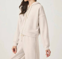 Splendid - Waffle Scuba Zip-Up Pullover