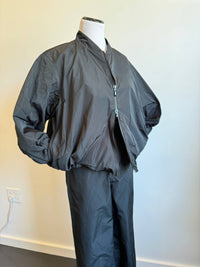 Peter O. Mahler - Women's Black Bomber Jacket