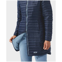stio Pinion Down Parka Jacket in shadow - women's jacket - alternate view