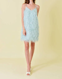Fore Collection - Women's Celeste Feather Mini Dress