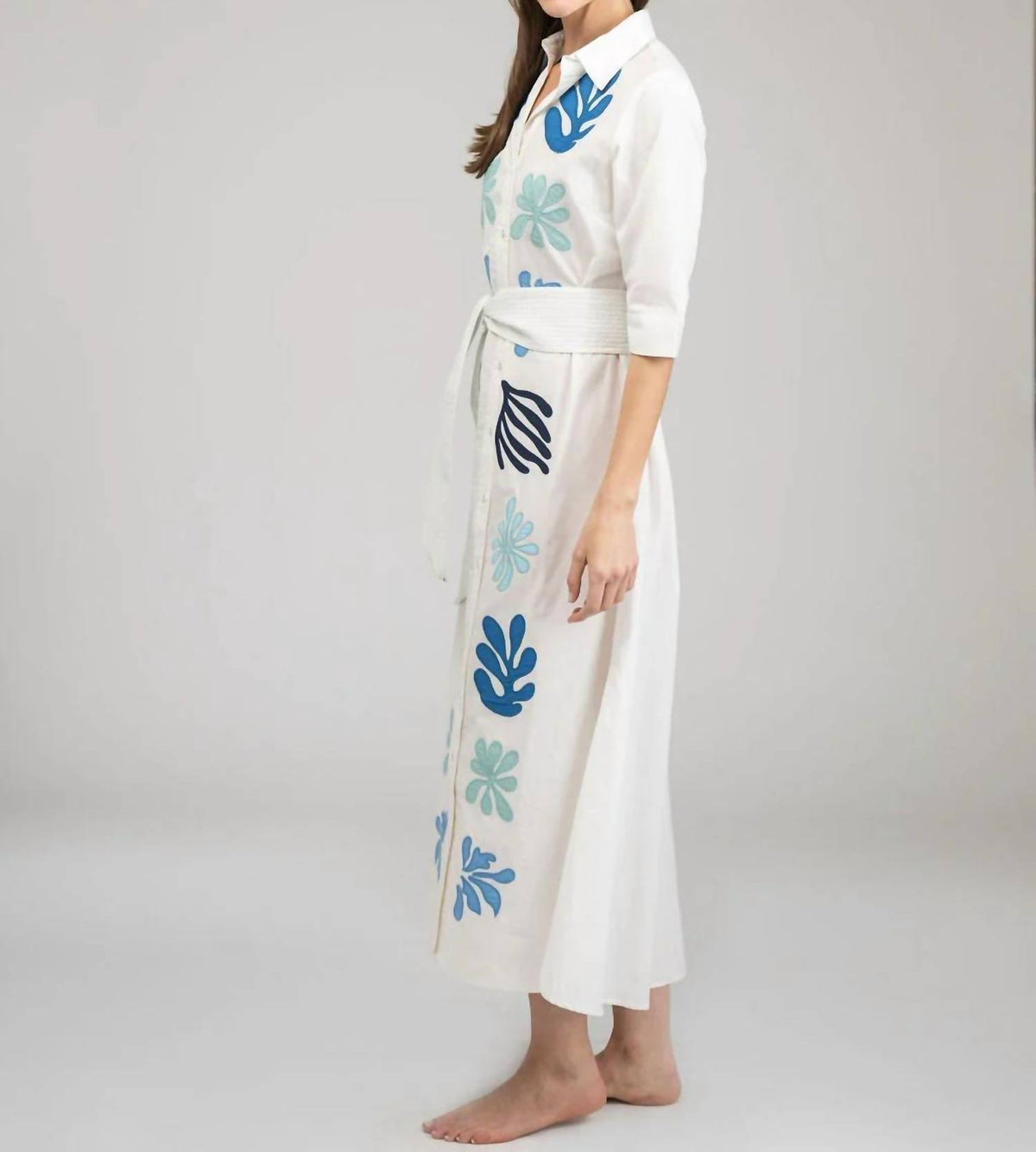 Beau & Ro - Eloise Applique Midi Dress