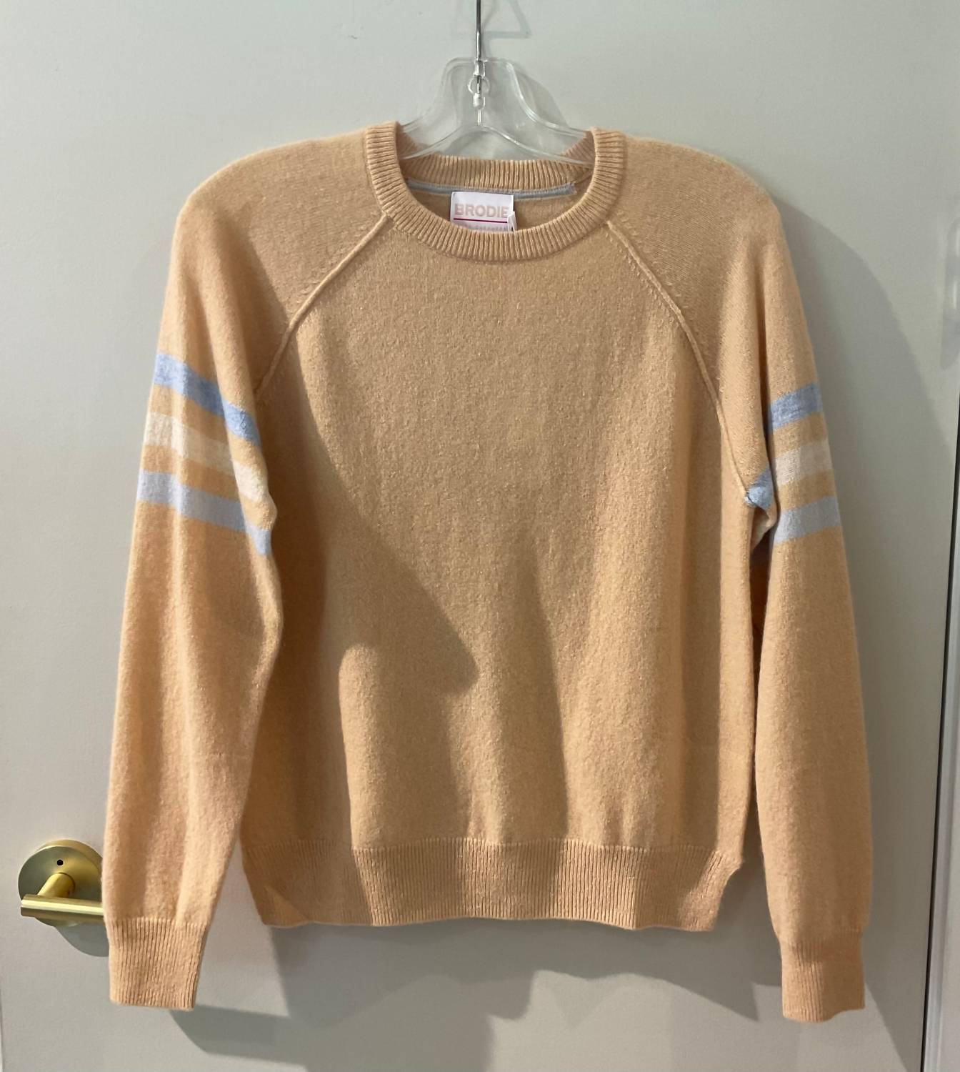 Brodie Cashmere - Annie Stripe Crew Sweater