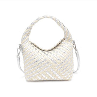 Moda Luxe - Women's Jessamine Woven Crossbody Bag
