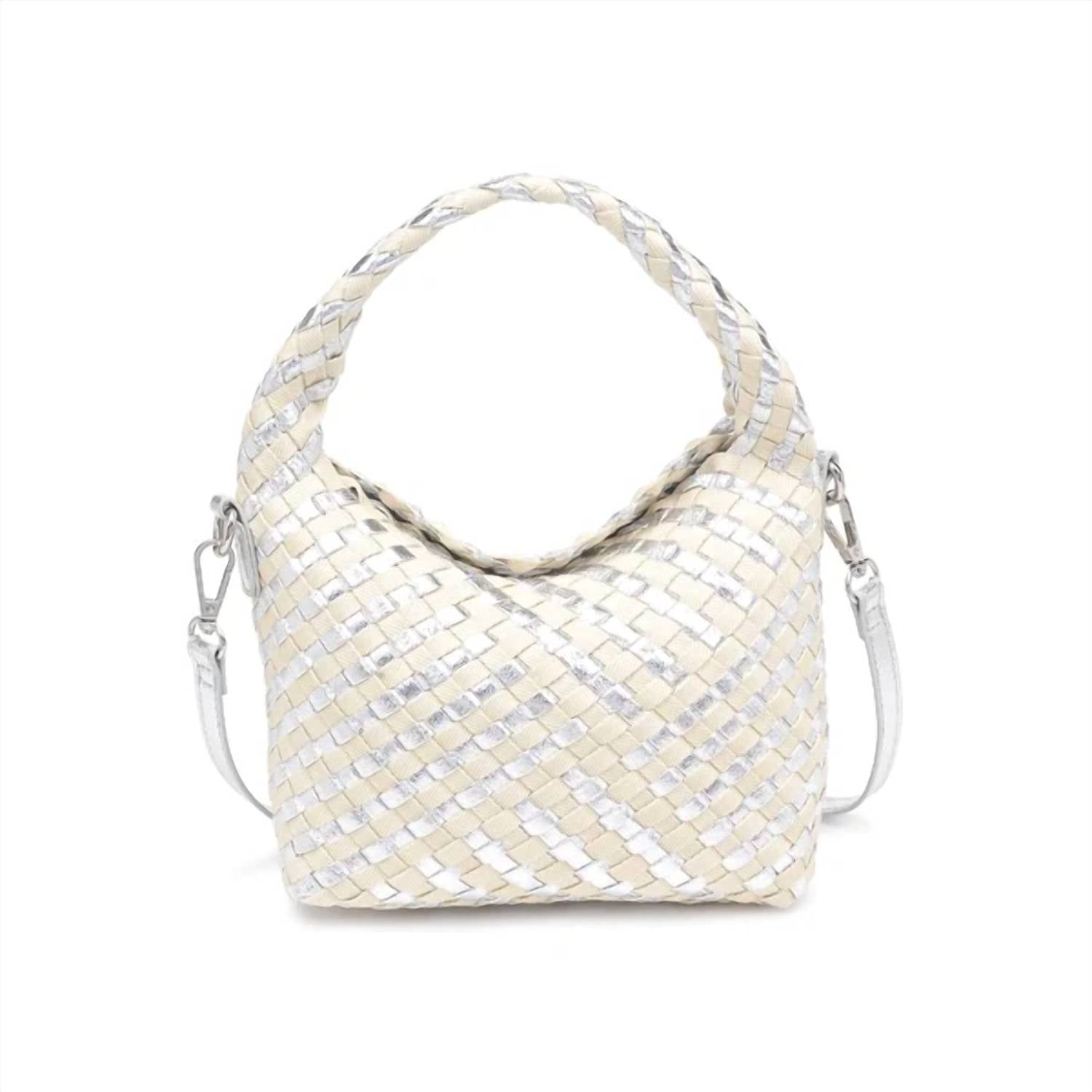 Moda Luxe - Women's Jessamine Woven Crossbody Bag