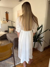 Pinch - Lorraine Tucked Sleeve Buttoned Midi Dress