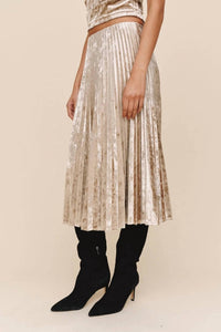 Bella Dahl - Clean Waist Pleated Skirt