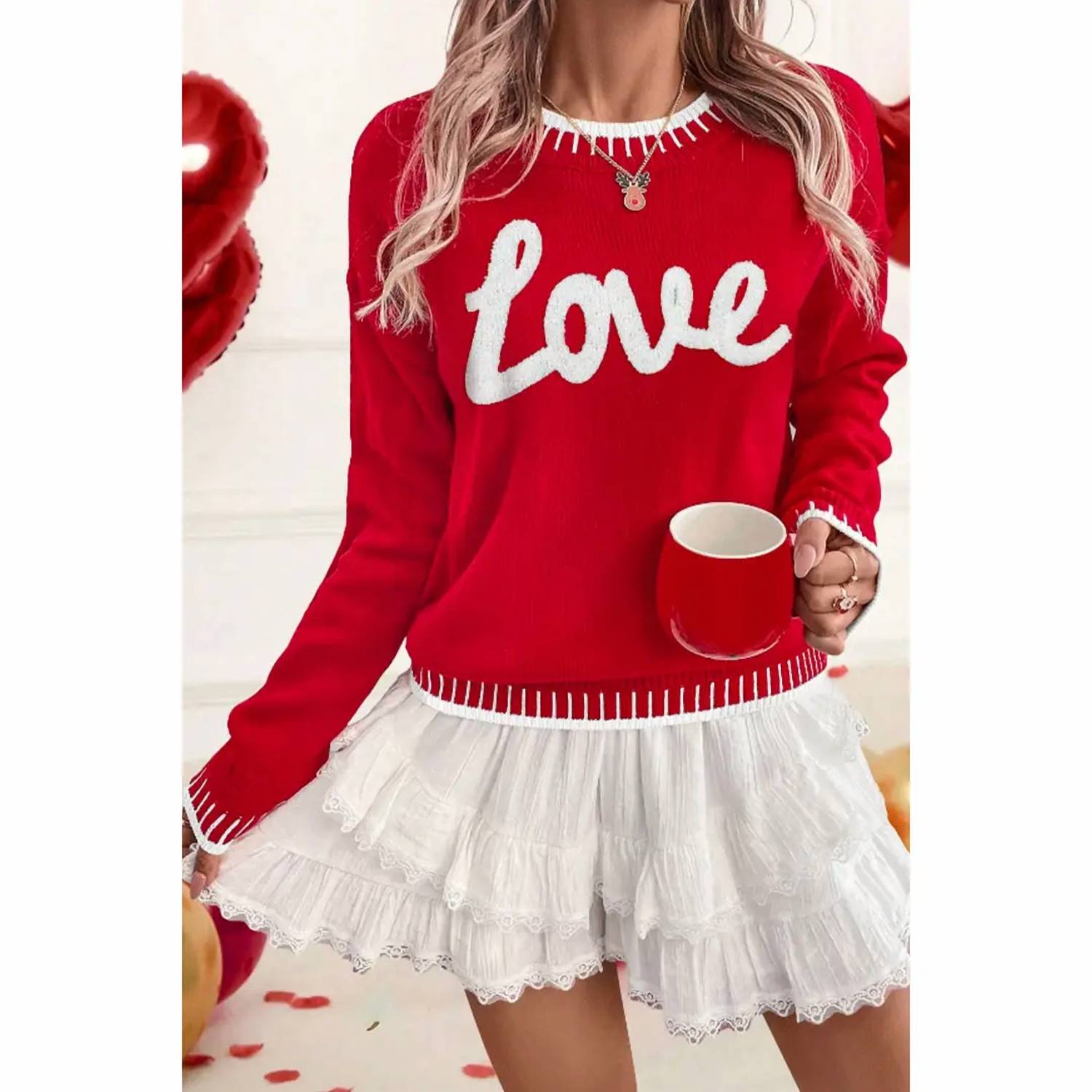 1 The Woman - Love sweater