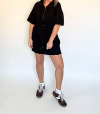 Entro - The Essential Half-zip Mini Dress
