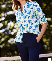 Foxcroft - TIE FRONT BLOUSE