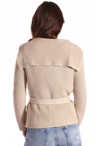 Minnie Rose - Shaker Cotton Blend Cardigan